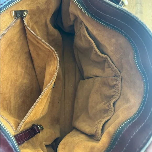 Patrica Nash Floral Leather Shoulder Bag